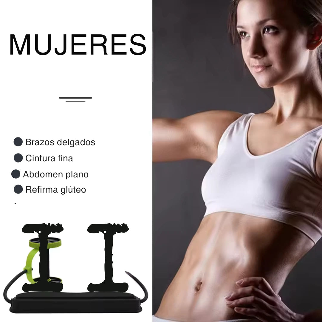 RUEDA MULTIFUNCIONAL + RUTINA CON 44 EJERCICIOS EN CASA 🎁😱🏋️