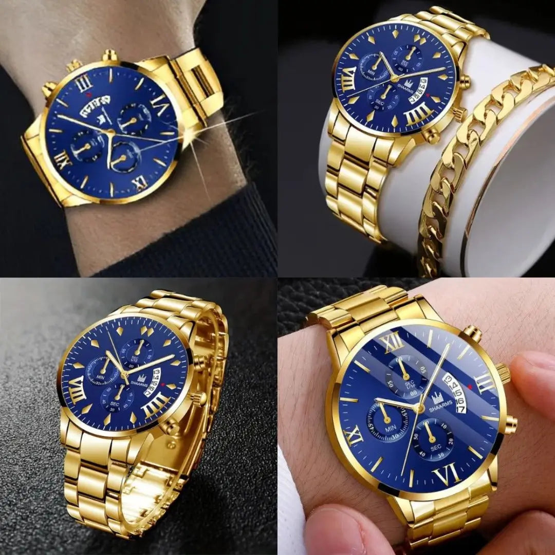 Reloj Alemán Dorado Lujoso