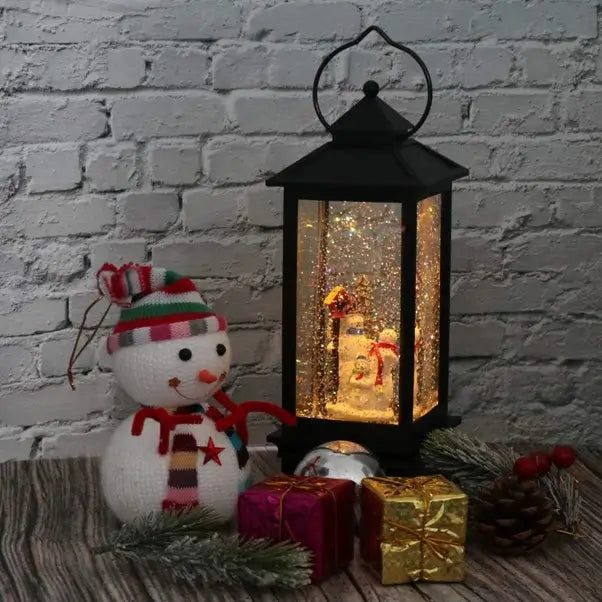 FAROL DECORATIVO CON MUSICA NAVIDEÑO